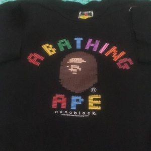 A Bathing Ape nano blocks shirt